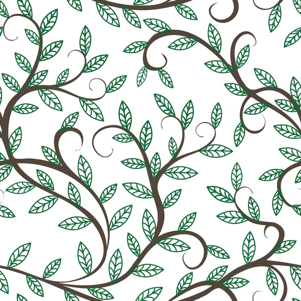 Tree branches and leaves — Stock Vector