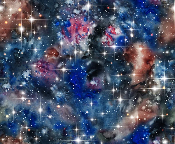 星系和恒星 — 图库照片