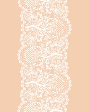 Dikişsiz dantel kenar