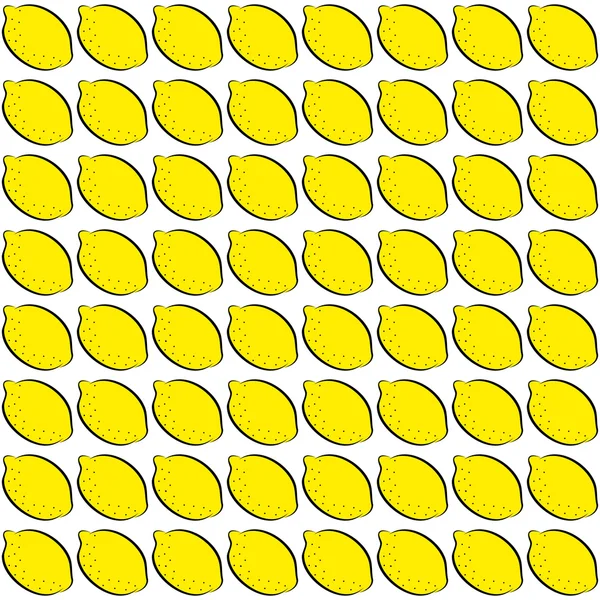 Lemon pattern — Stock Vector