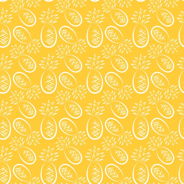 Ananas-Muster — Stockvektor