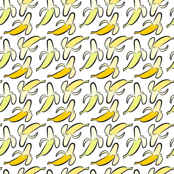 Modello di banane — Vettoriale Stock