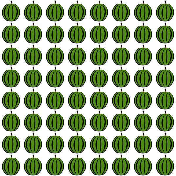 Watermelone mönster — Stock vektor