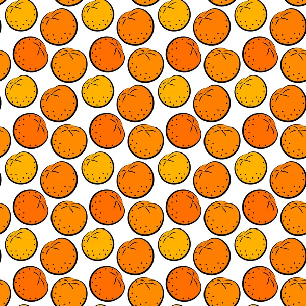 Sömlös orange — Stock vektor