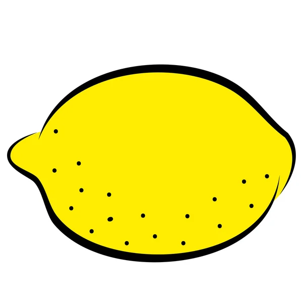 Zitronen-Symbol — Stockvektor