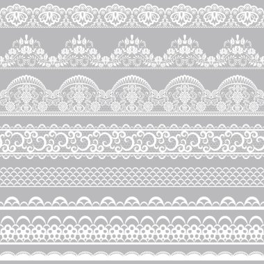 lace borders clipart