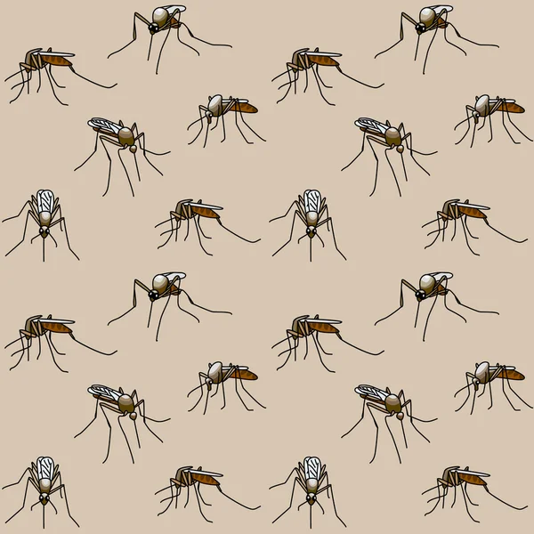 Δαγκώνει τα κουνούπια — Διανυσματικό Αρχείο