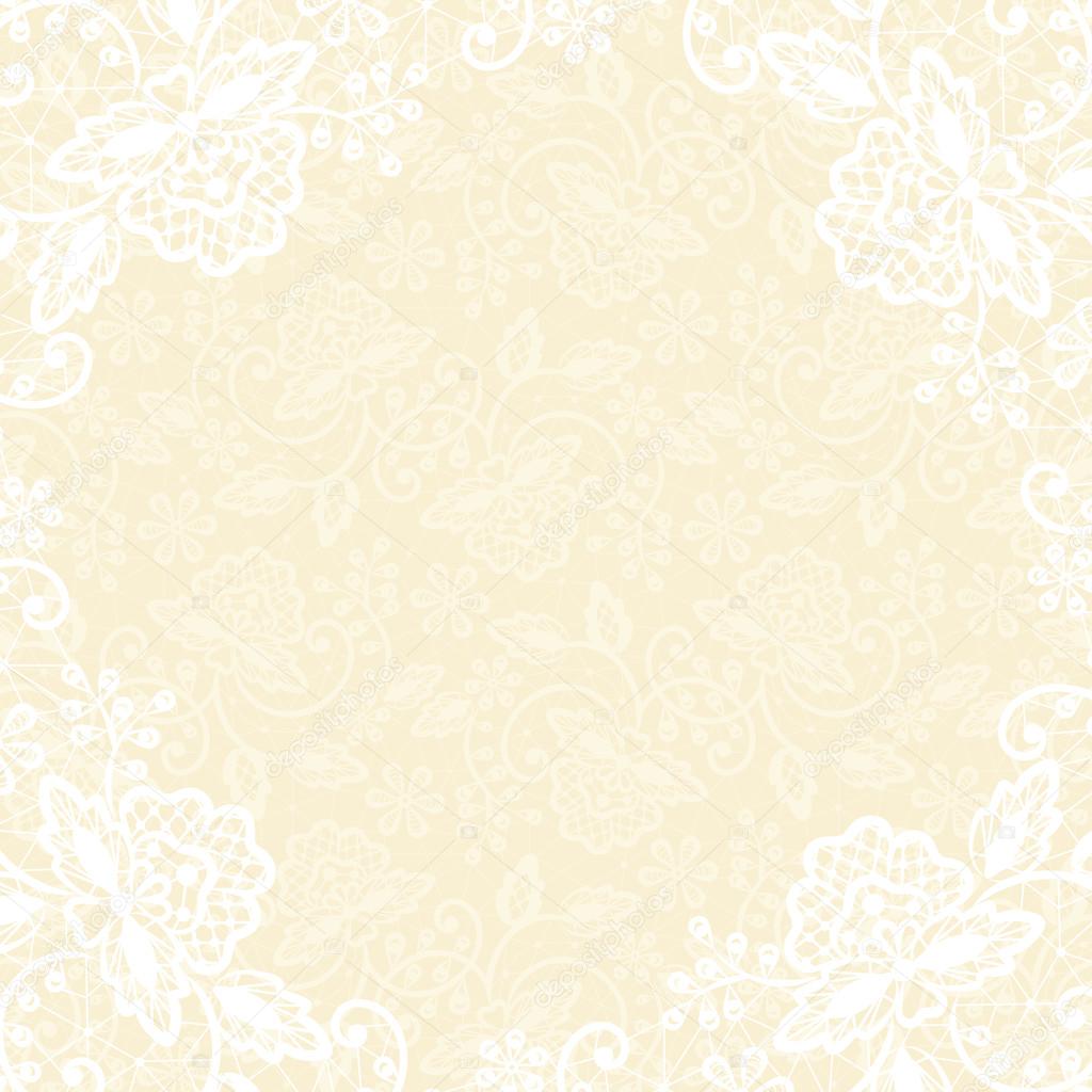 Renda branca no fundo amarelo Vetor de ©Prikhnenko 54355657, image size:1024x1024