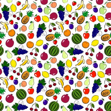 Dikişsiz meyve arka plan