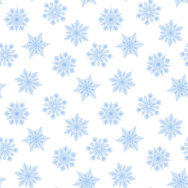 Naadloze winter achtergrond — Stockvector