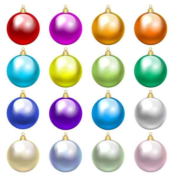 Baubles coloridos — Vetor de Stock