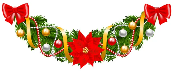 Kerstmis garland — Stockvector