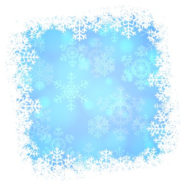 kar taneleri ve bokeh