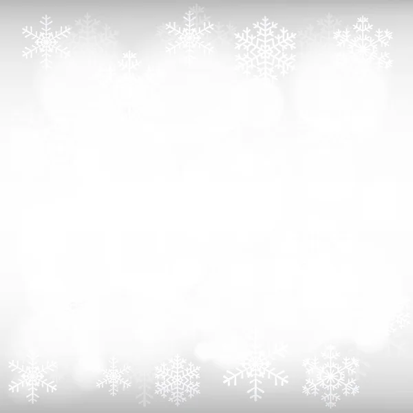 Сніжинки і Боке — стоковий вектор