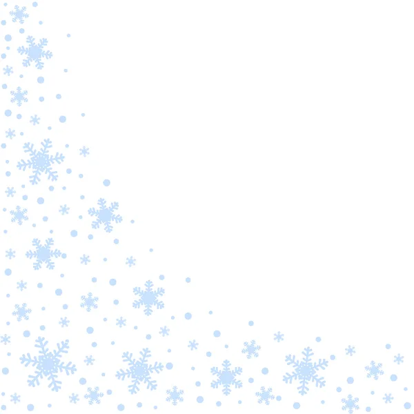 Ola de copos de nieve — Vector de stock