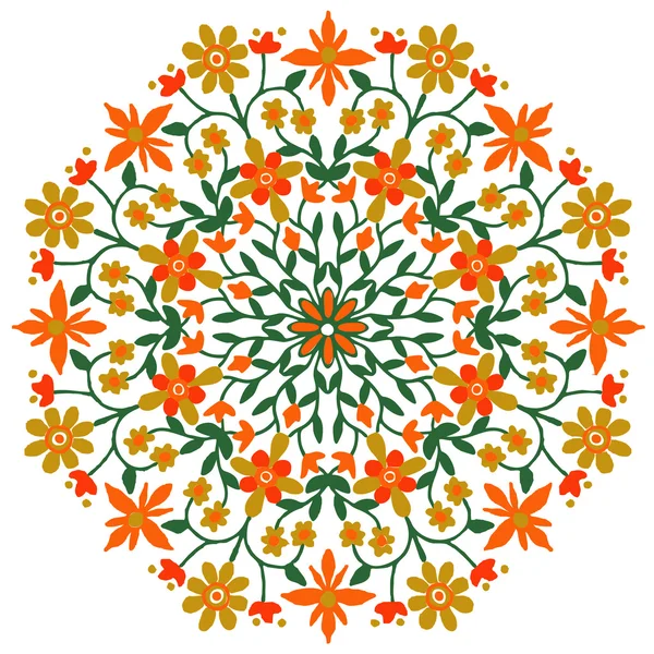 Élément de motif floral — Image vectorielle