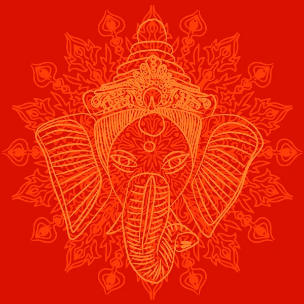 Ganesha. — Vector de stock