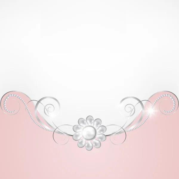 Frontière bijoux — Image vectorielle