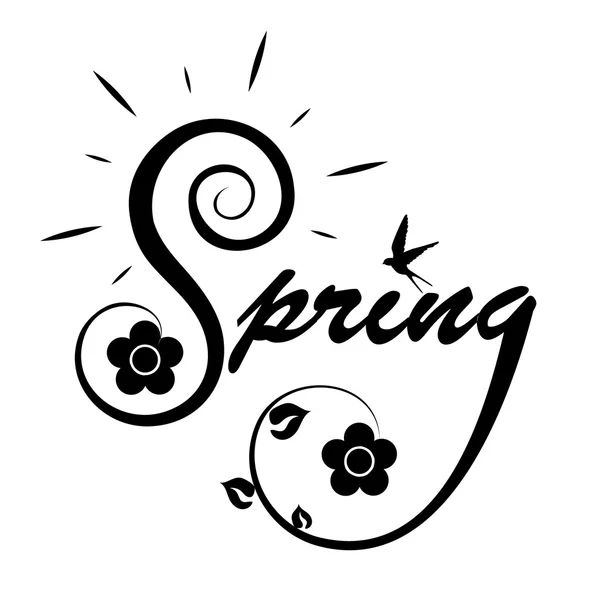 Logo de primavera — Archivo Imágenes Vectoriales