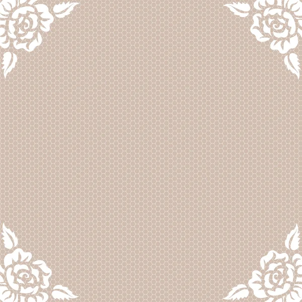 Lace vintage background — Stock Vector