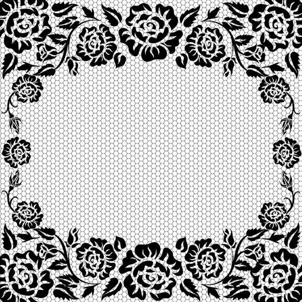 Lace vintage background — Stock Vector