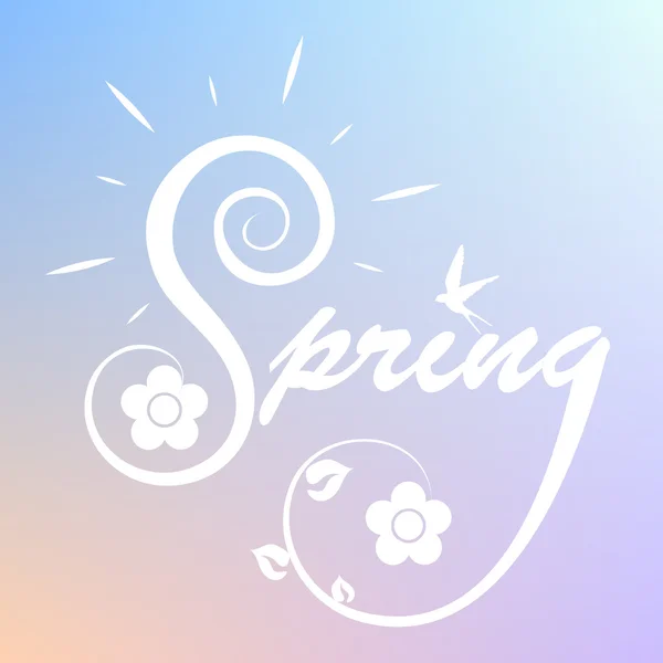 Весна фон — стоковый вектор