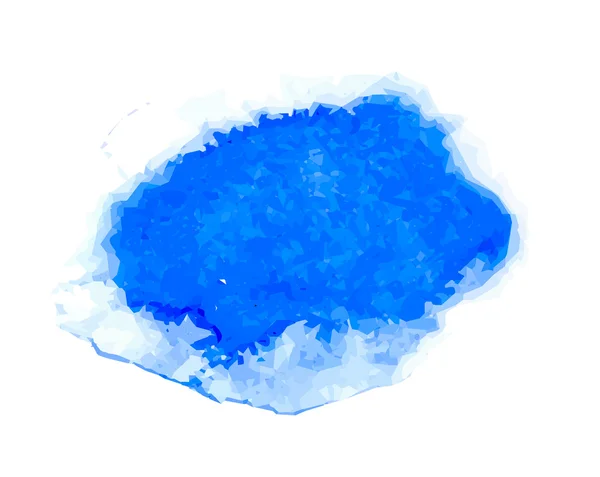 Blauwe aquarel — Stockvector