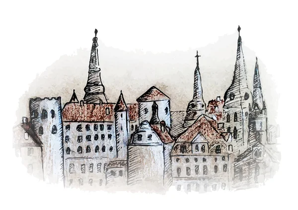 Torres Riga — Archivo Imágenes Vectoriales