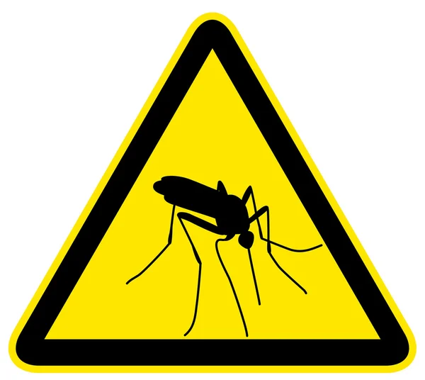 Υπογράψει με μαύρο περίγραμμα των κουνουπιών — Διανυσματικό Αρχείο