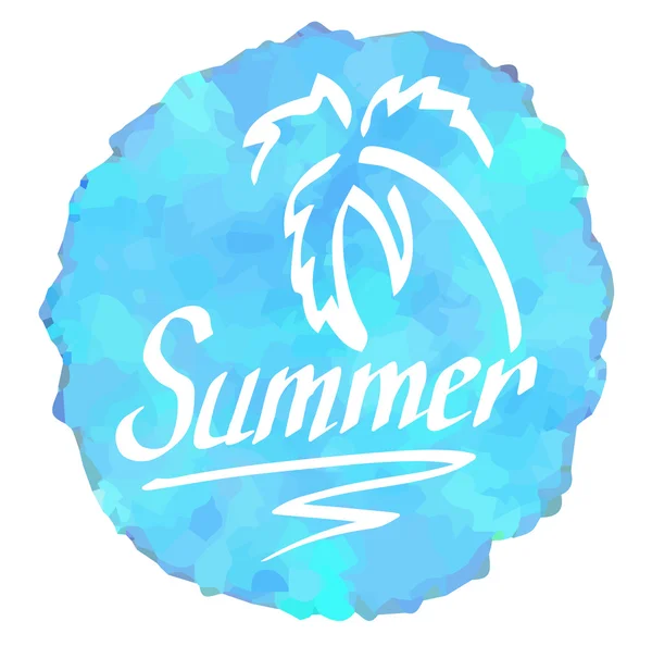 Logo de verano — Vector de stock