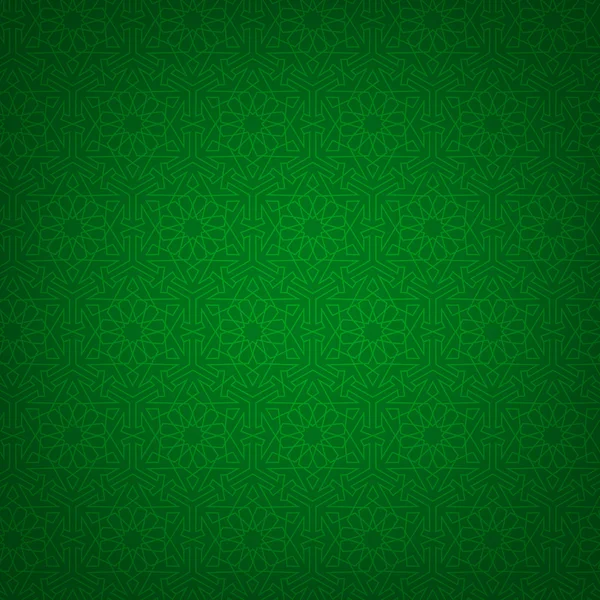 Fondo árabe verde — Vector de stock