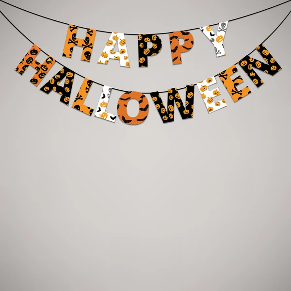 Banner di Halloween — Vettoriale Stock