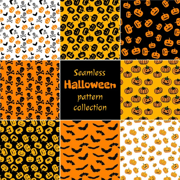 Halloween seamless pattern — Stock Vector