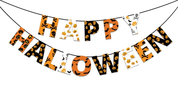 Halloween spandoek — Stockvector