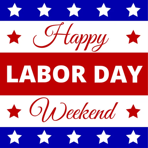 Happy Labor Day — Stock Vector