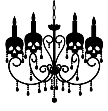 Kafatasları ile avize