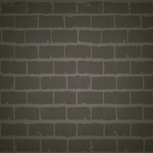 Brick wall at night — Stock Vector