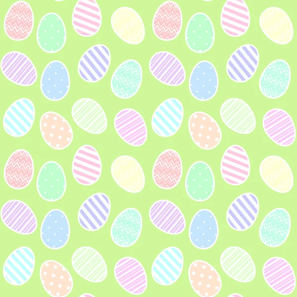 Fondo con huevos de Pascua — Vector de stock