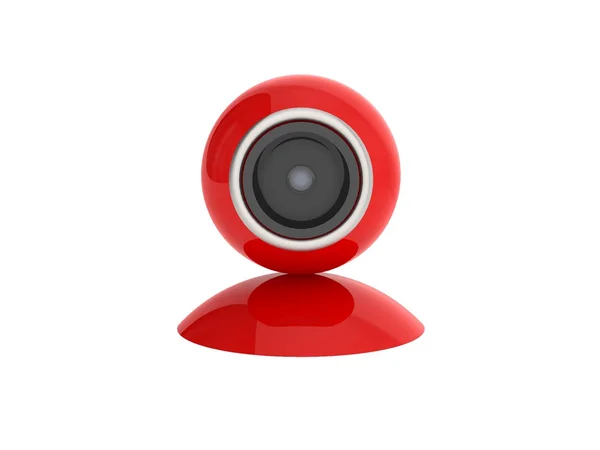 Web camera on a white background, 3d illustration — Stock Photo, Image