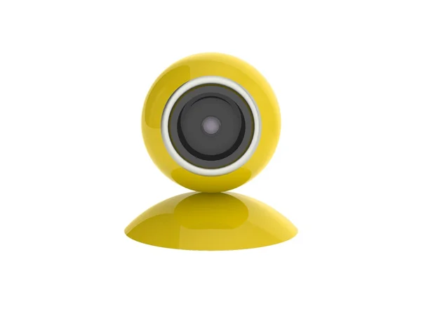 Web camera on a white background, 3d illustration — Stock Photo, Image