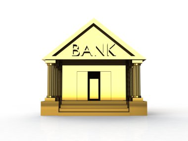 Banka 3d simgesi