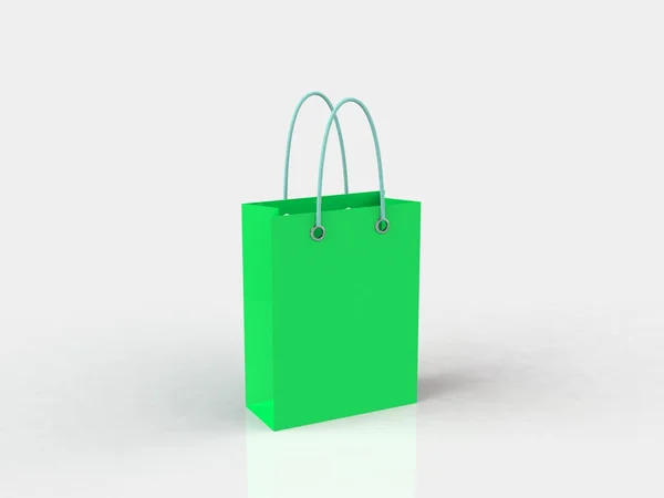 3d renderizado de bolsas de compras coloridas — Foto de Stock