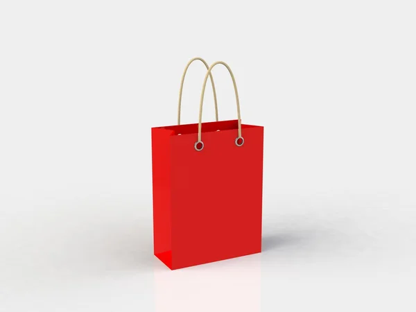 3d renderizado de bolsas de compras coloridas Imágenes de stock libres de derechos