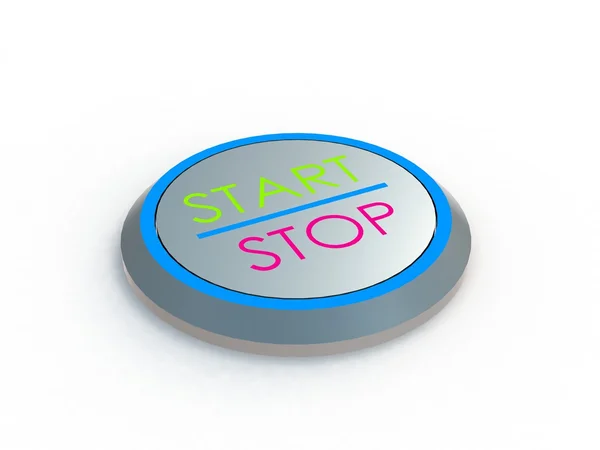 Button 3d icon — Stock Photo, Image