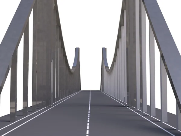 3D modeli köprü — Stok fotoğraf