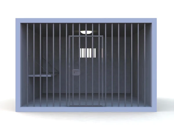Интерьер тюремной камеры — стоковое фото