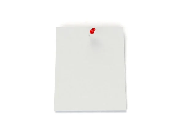 Aufkleber Zettel isoliert auf dem weißen — Stockfoto