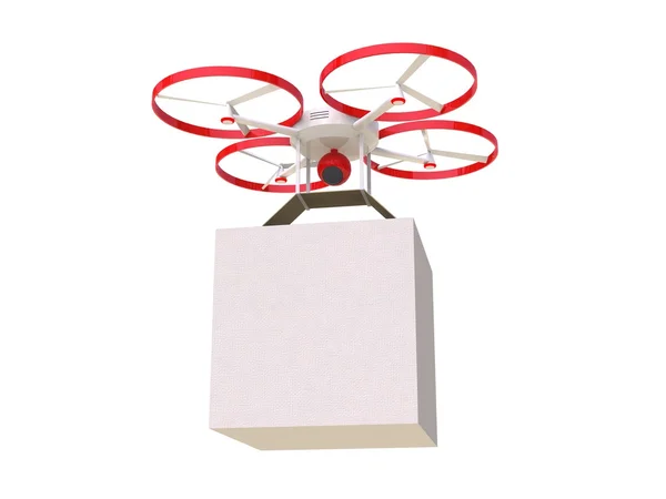 3D-drone met camera — Stockfoto