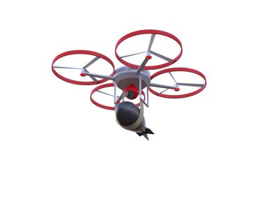 Robot saldırı bomba 3d