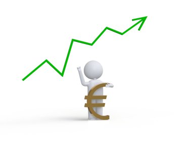 3D şekil olumlu grafik